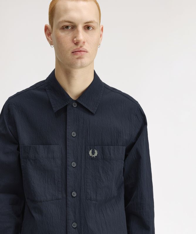 Fred Perry Seersucker Overshirt