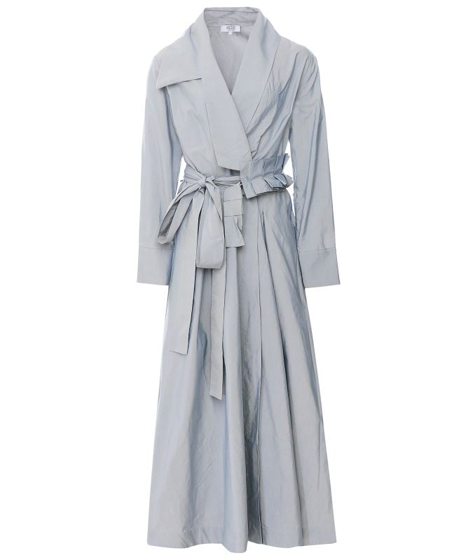 Bize Taffeta Wrap Dress