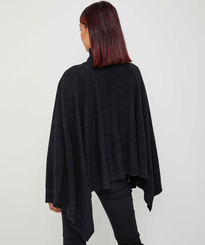 NU London Drape Knit Poncho
