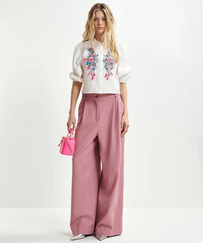 Essentiel Antwerp Heartfelt Embellished Shirt