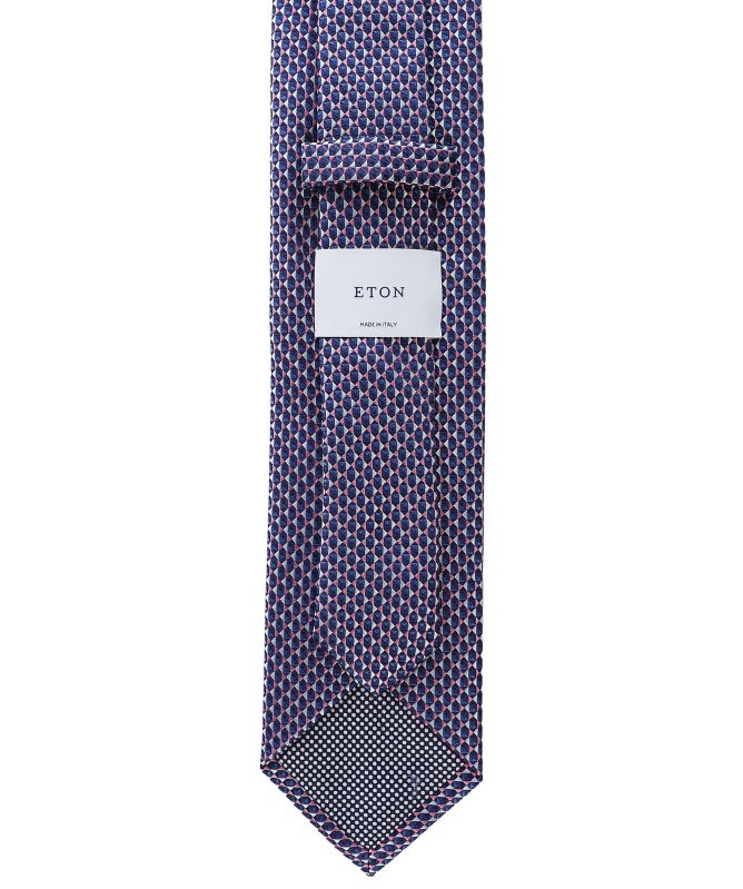 Eton Silk Geometric Tie