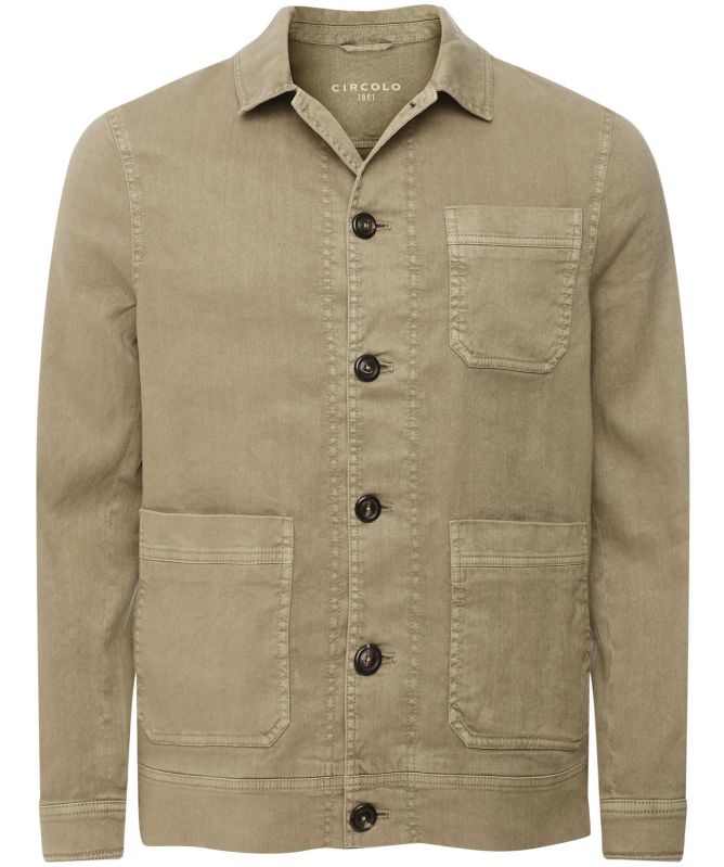 Circolo 1901 Linen Work Jacket