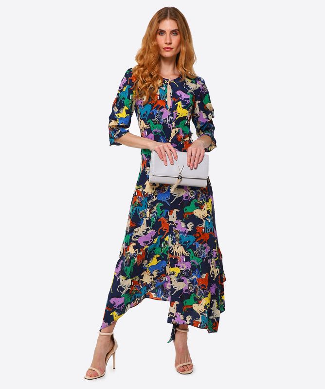 Zadig and Voltaire Silk Ranage Horses Dress