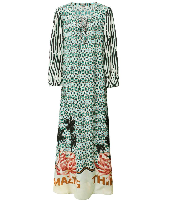 Me369 Polette Printed Maxi Dress