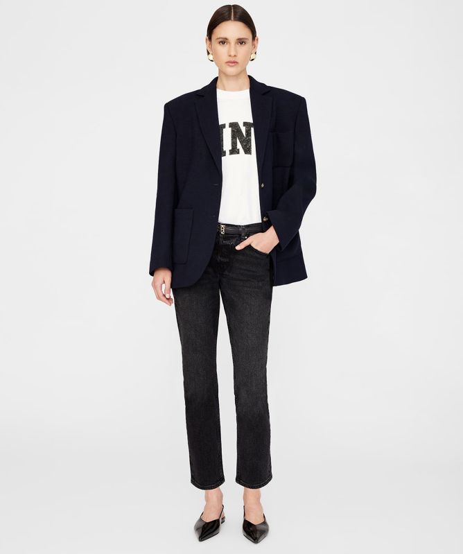 Anine Bing Jaylin Cotton T-Shirt