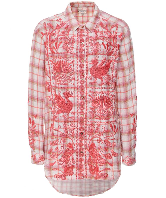 Johnny Was Orla Oversized Cotton Tunic