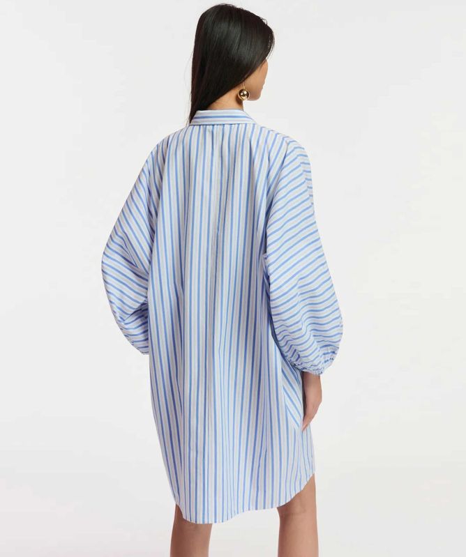 Essentiel Antwerp Frilled Mini Shirt Dress