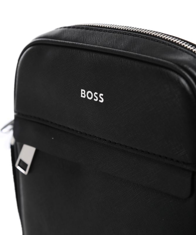 BOSS Leather Zair Reporter Bag