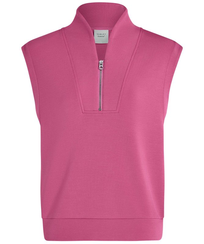Varley Loretta Half-Zip Sleeveless Sweatshirt
