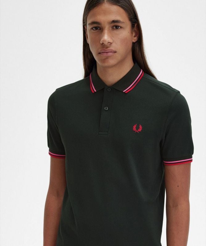 Fred Perry Night Green M3600 Polo Shirt | Jules B