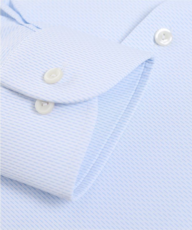 Eton Contemporary Fit Stretch Striped Shirt