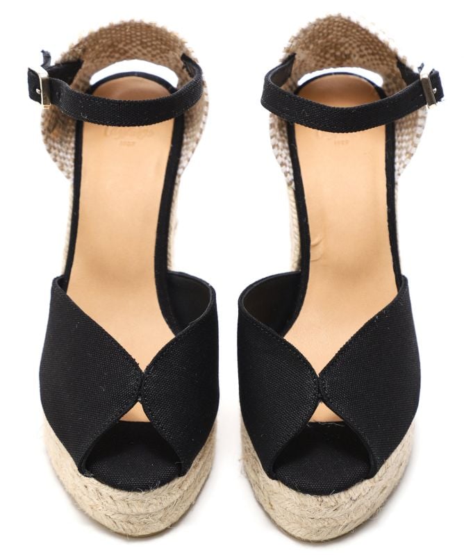 Castaner Bianca High Espadrille Wedge Sandals