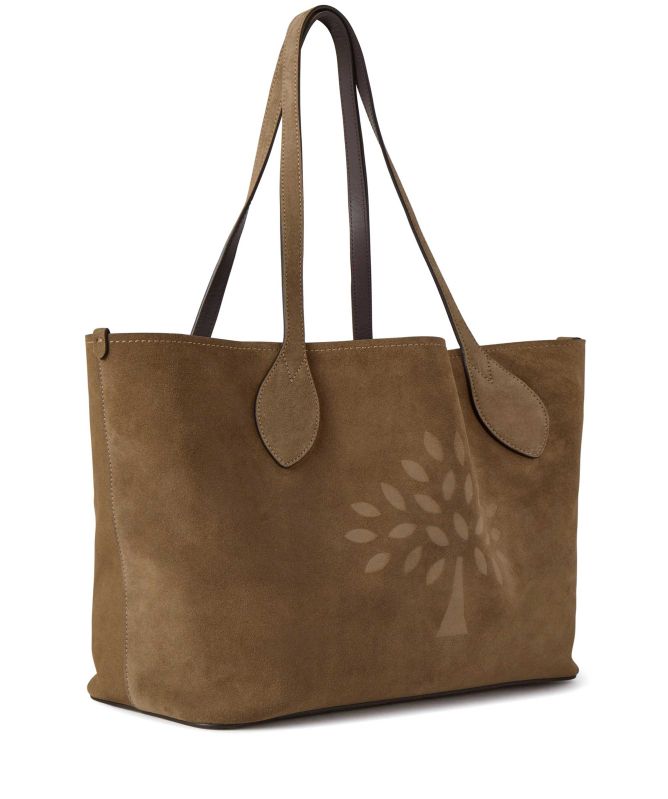 Mulberry Suede Tree Tote