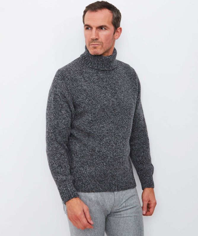 Sand Wool ID Turtleneck Jumper