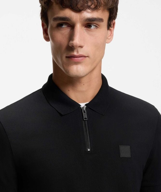 BOSS Slim Fit Passerzip Polo Shirt