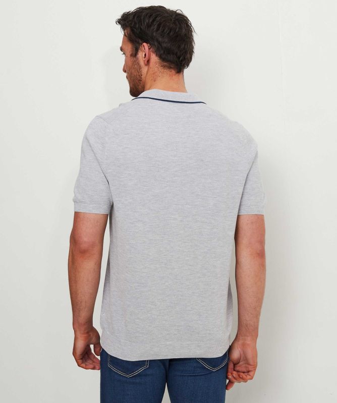 Gran Sasso Tipped Skipper Polo Shirt