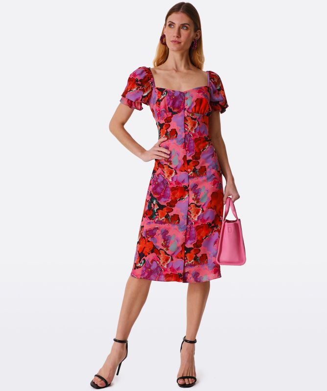 Paul Smith Marble Print Midi Dress