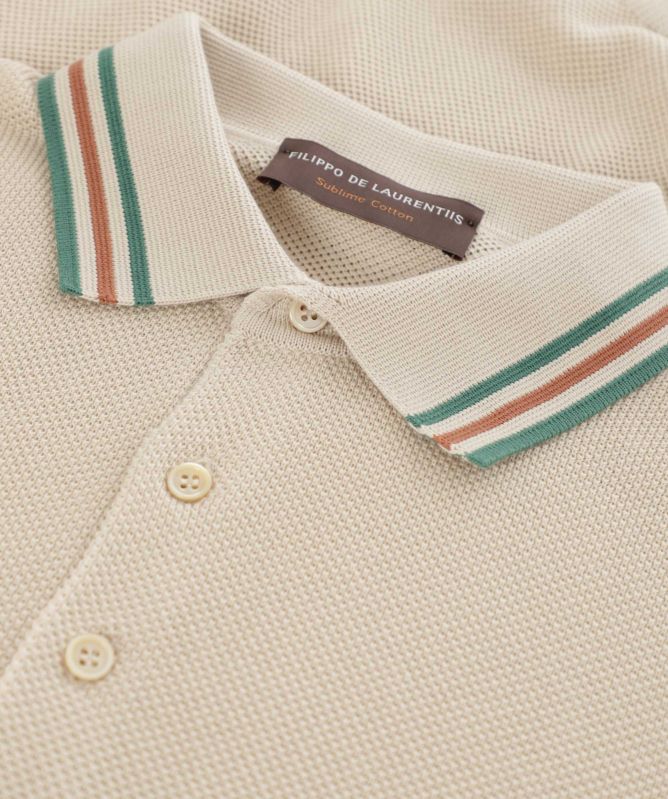 Filippo De Laurentiis Piqué Knit Polo