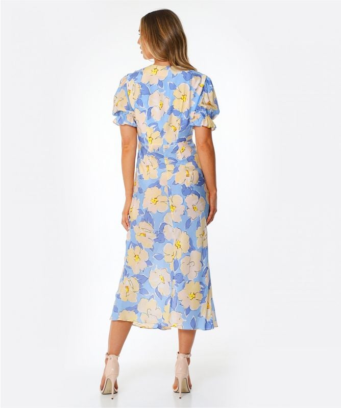 RIXO Ariel Azelea Bloom Midi Dress