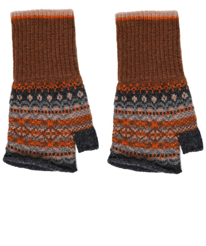 ERIBÉ Alloa Pure Wool Open Mittens