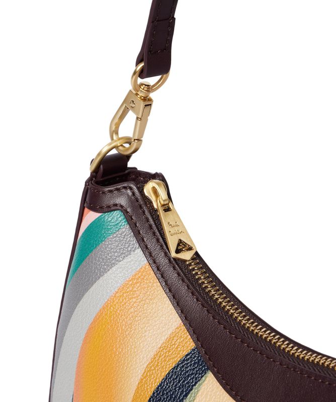 Paul Smith Dusky Swirl Leather Mini Hobo Bag