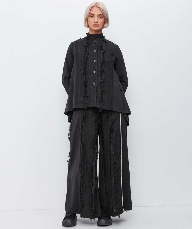 Manesera Fringed Front Jacket