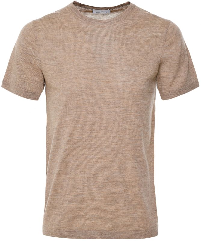 Thomas Maine Merino Wool Crew Neck T-Shirt