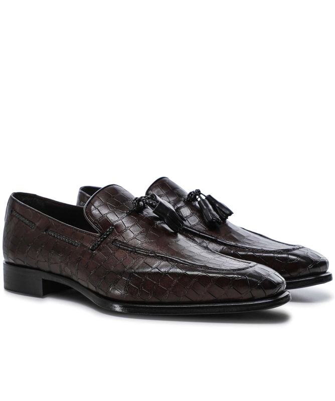 Jules B Leather Tassel Loafers