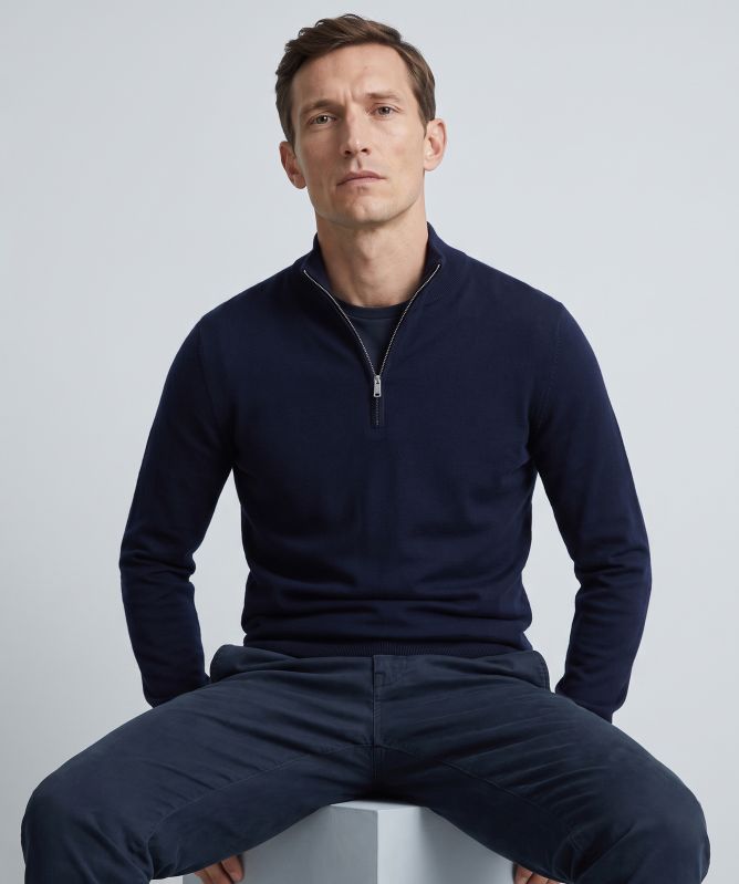 Profuomo Half Zipper Sweater