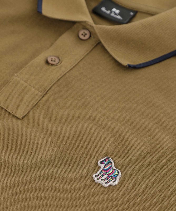 Paul Smith Tipped Zebra Polo Shirt
