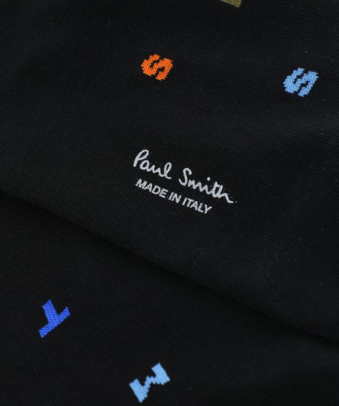 Paul Smith Logo Letter Stamp Socks