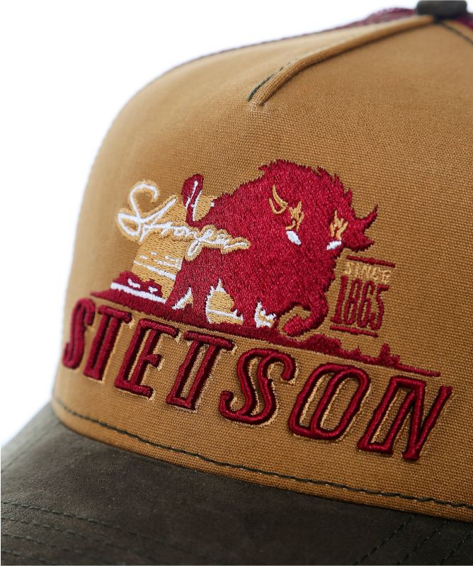 Stetson Stronger Bison Trucker Cap