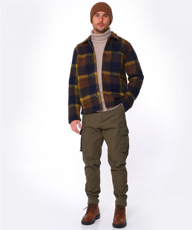 Universal Works Plaid Fleece Field Jacket