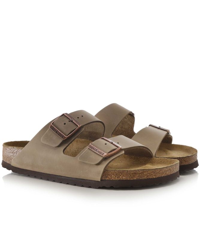 Birkenstock Oiled Leather Arizona Sandals