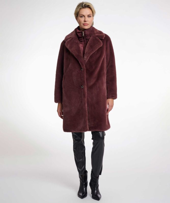 Rino and Pelle Geesje Faux Fur Coat