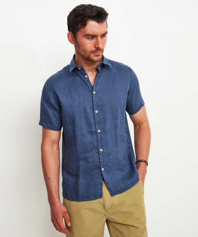 Seinse Linen Short Sleeve Shirt