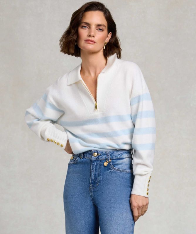 Holland Cooper Lydia Quarter Zipper Knit