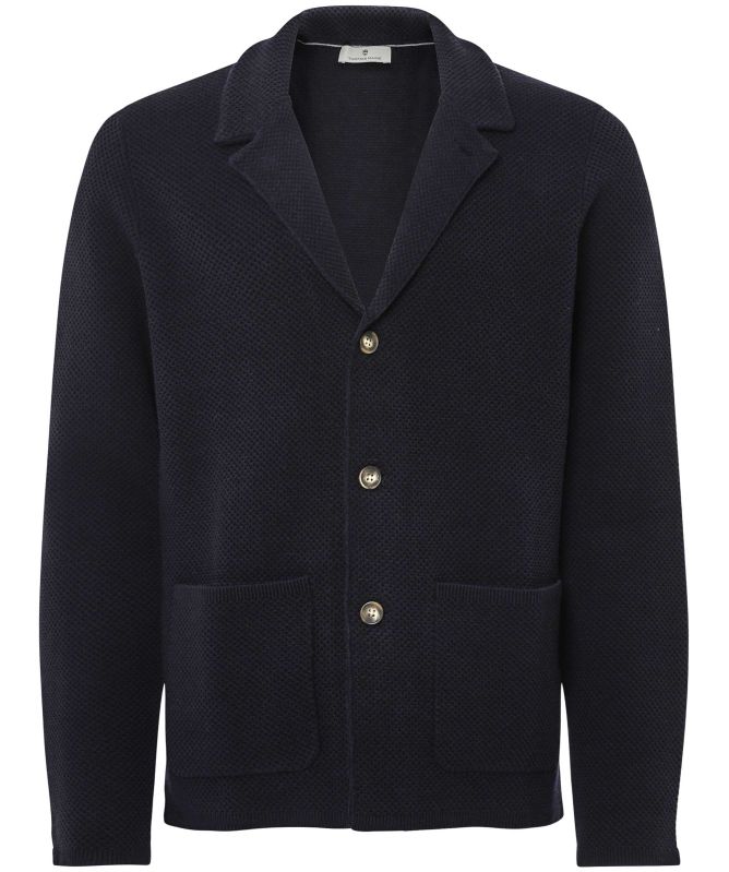 Thomas Maine Waffle Knit Blazer Cardigan