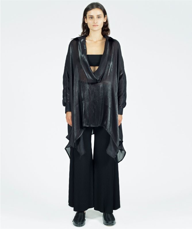 NU London Oversized V-Neck Top