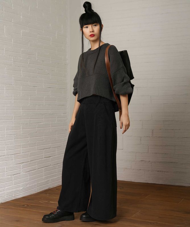 Lurdes Bergada Cropped Wool-Blend Sweater