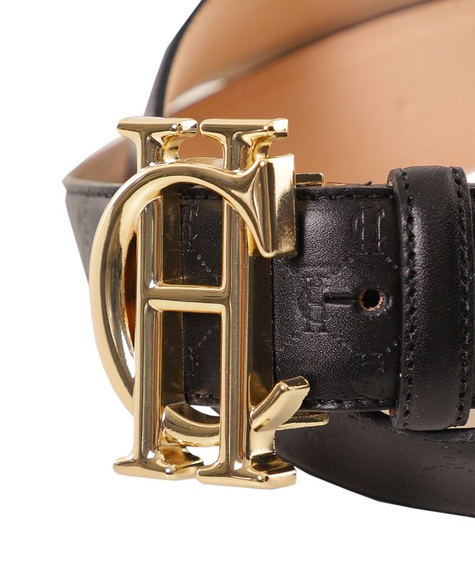 Holland Cooper Leather HC Classic Monogram Belt