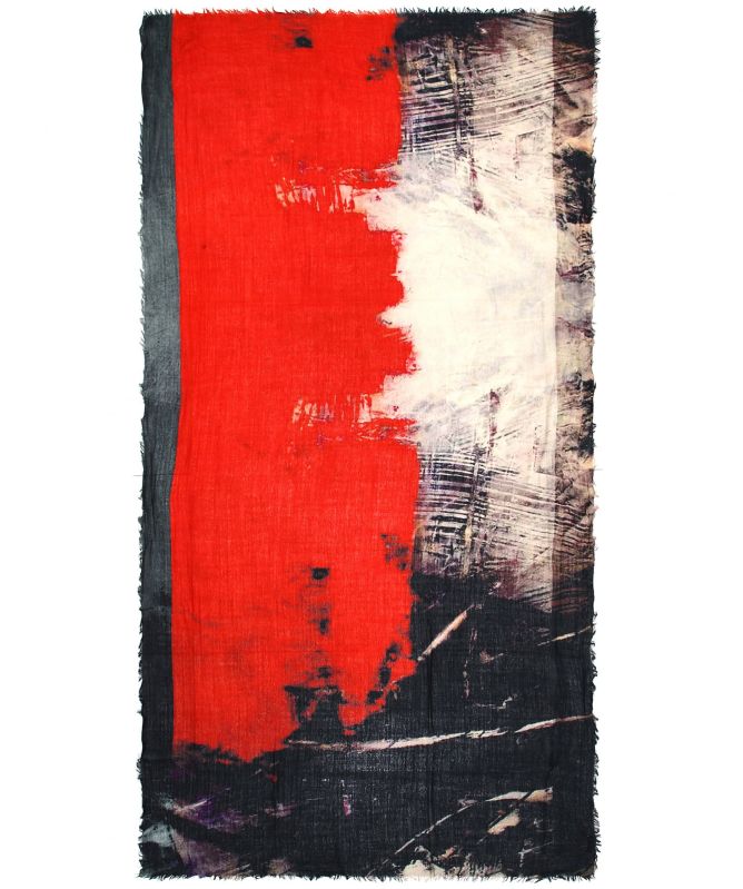 Ahujasons Colour Block Wool Scarf