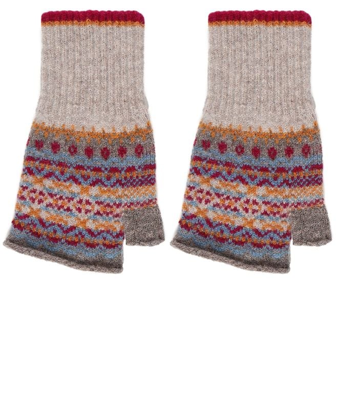 ERIBÉ Alloa Pure Wool Open Mittens