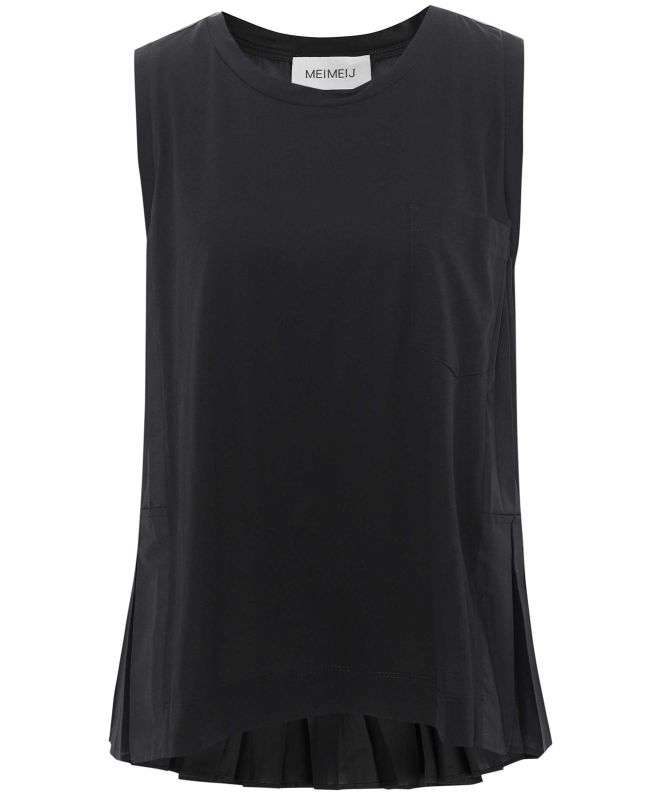 MEIMEIJ Pleat Back Top