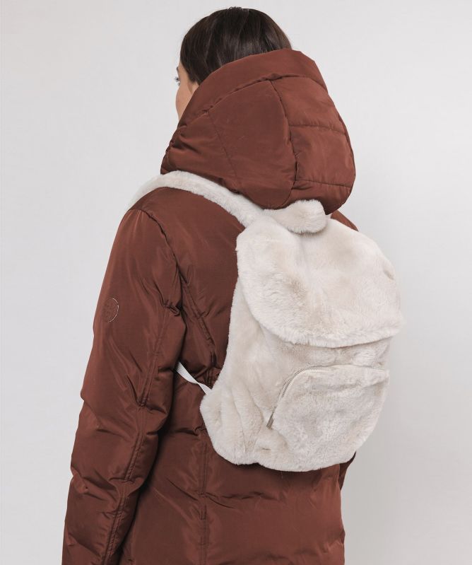 Rino and Pelle Jesse Faux Fur Backpack