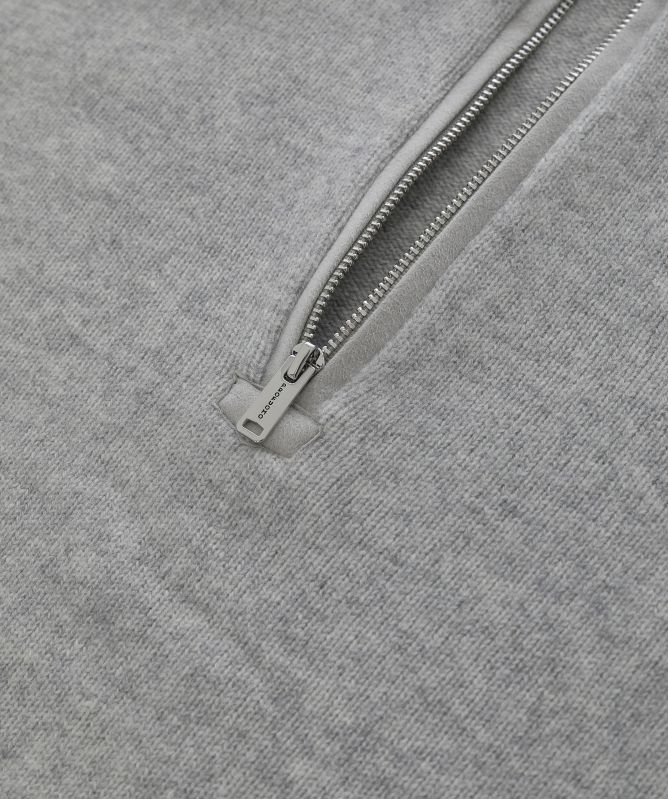 Profuomo Soft Wool Half Zipper Pullover