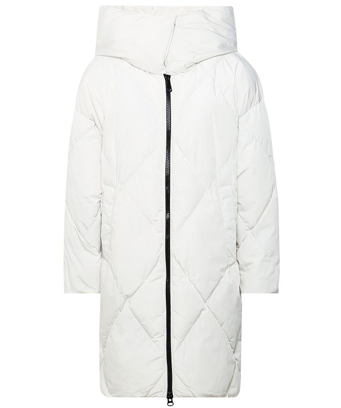 Geox Longline Quilted Hoara Coat