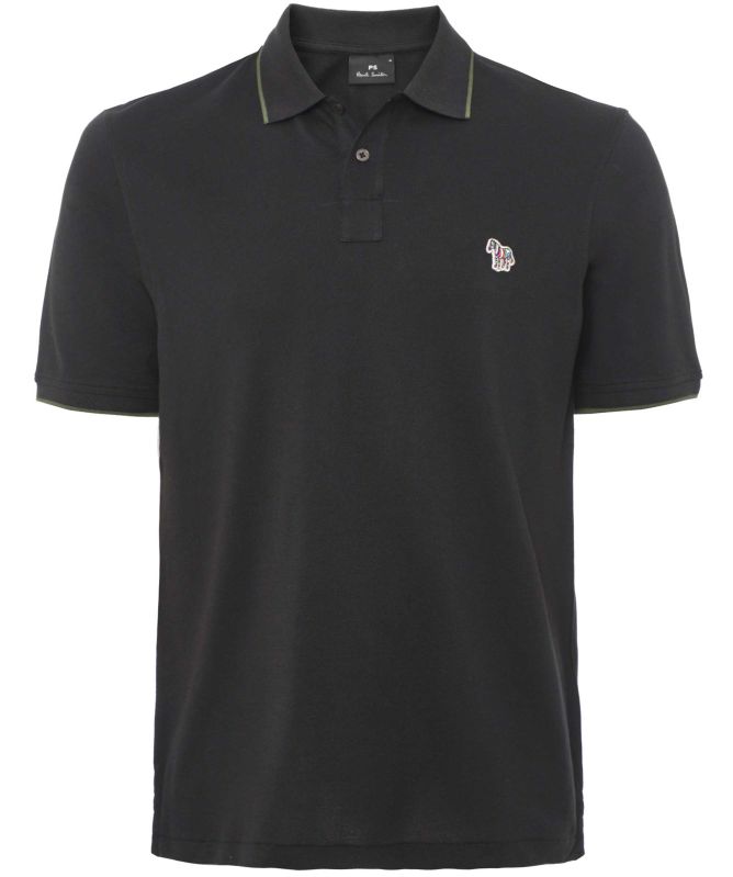 Paul Smith Tipped Zebra Polo Shirt