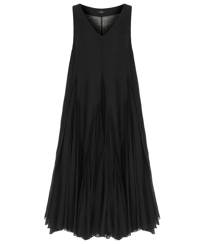 NU London Pleated A-Line Dress