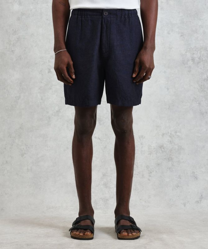 Wax London Two Tone Linen Kurt Shorts